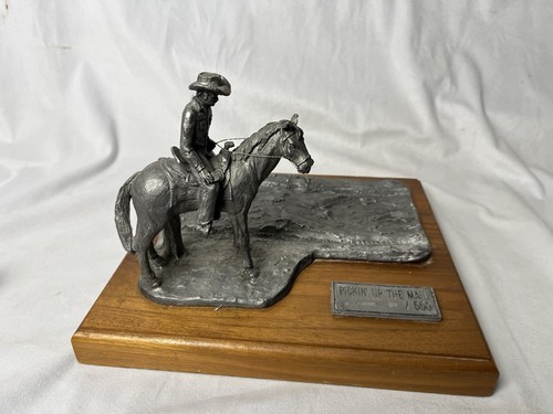 Michael Ricker The Museum Collection Cast Pewter Pickin’ Up The Mail ...