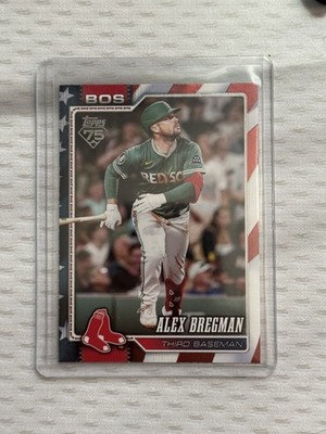 2026 Topps Series 1 - Alex Bregman #135 Independence Day /76