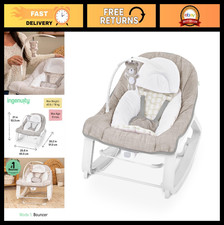 3-in-1 Vibrating Baby Bouncer  Rocker Seat for Infants to Toddlers, 0-30 Months