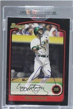 2006 Bowman Originals 6/106 Eric Chavez (2003 Bowman) #45 Buyback Auto uk2