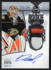 2022-23 The Cup Rookie Patch Autograph Auto #110 Lukas Dostal 213/249 !! 3 Color