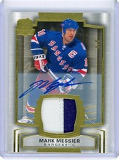 2024-25 Upper Deck The Cup Gold Foil Patch Autograph #11 Mark Messier No 6 of 8