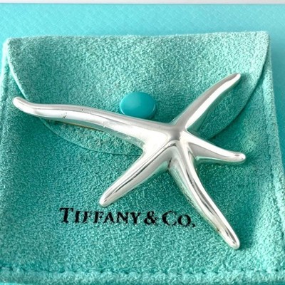 Authentic Tiffany & Co. Elsa Peretti Starfish Brooch Sterling