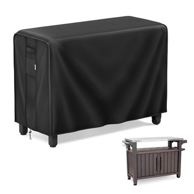 Outdoor prep table cover 52 inch for Keter Unity XL Outdoor Rolling Table Car...
