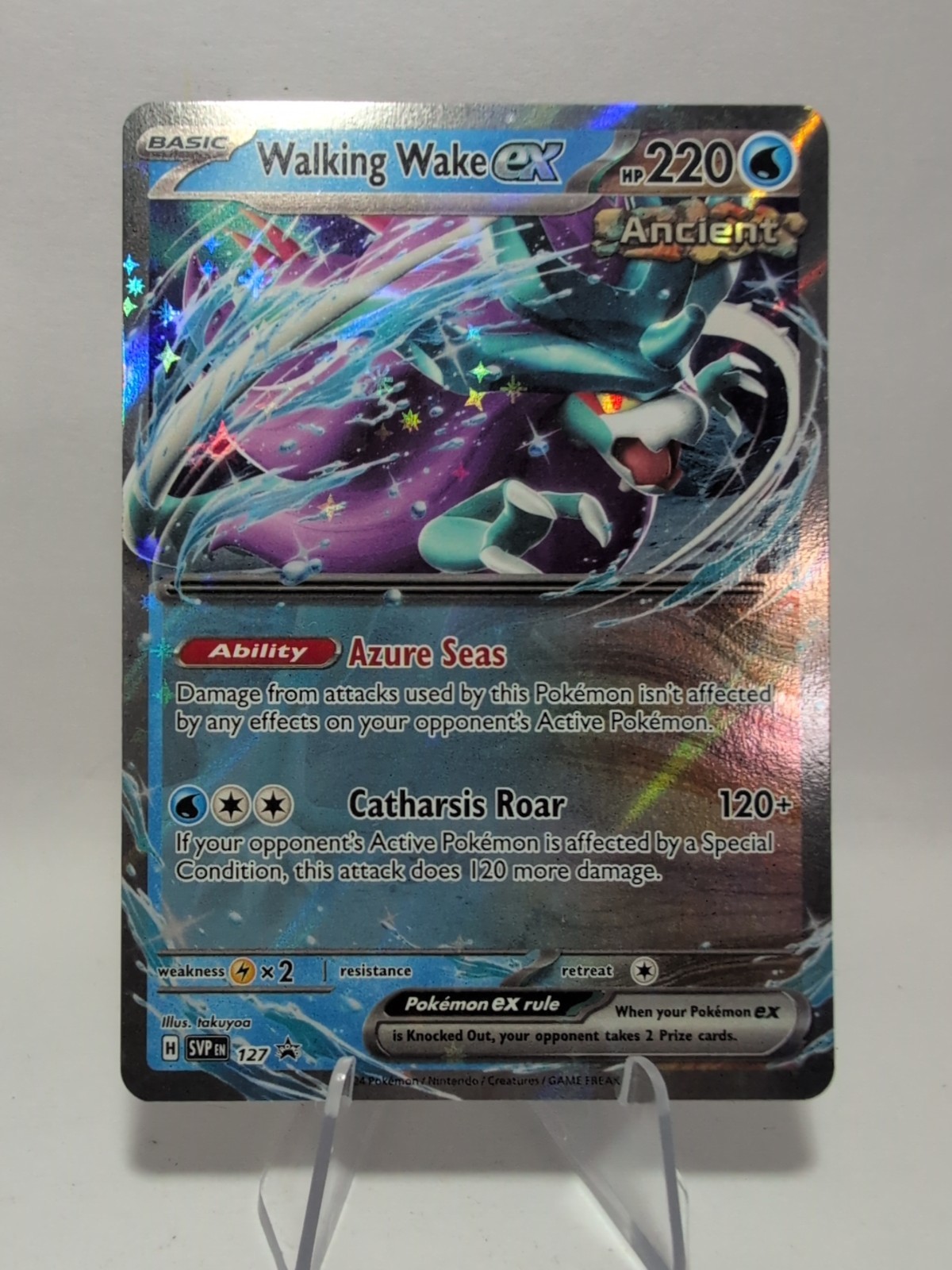 Walking Wake ex 127 Black Star Promo Scarlet & Violet Pokemon TCG