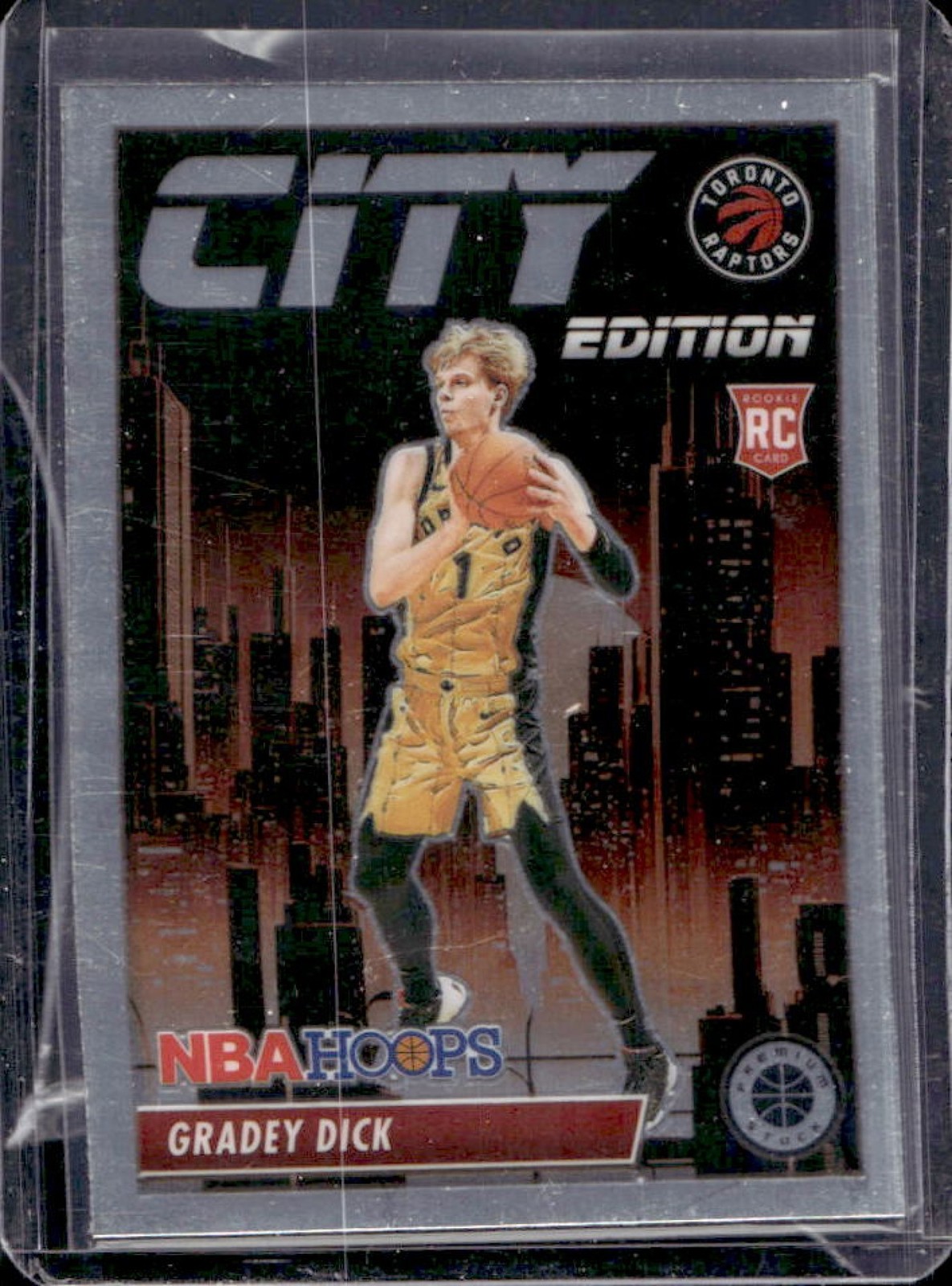 2023-24 Panini Hoops Premium Stock Gradey Dick City Edition RC #6 Raptors