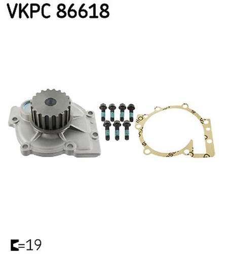 SKF Vkpc 86618 Wasserpumpe FüR Ford, Renault, Volvo, Volvo (Changan), Asien-image