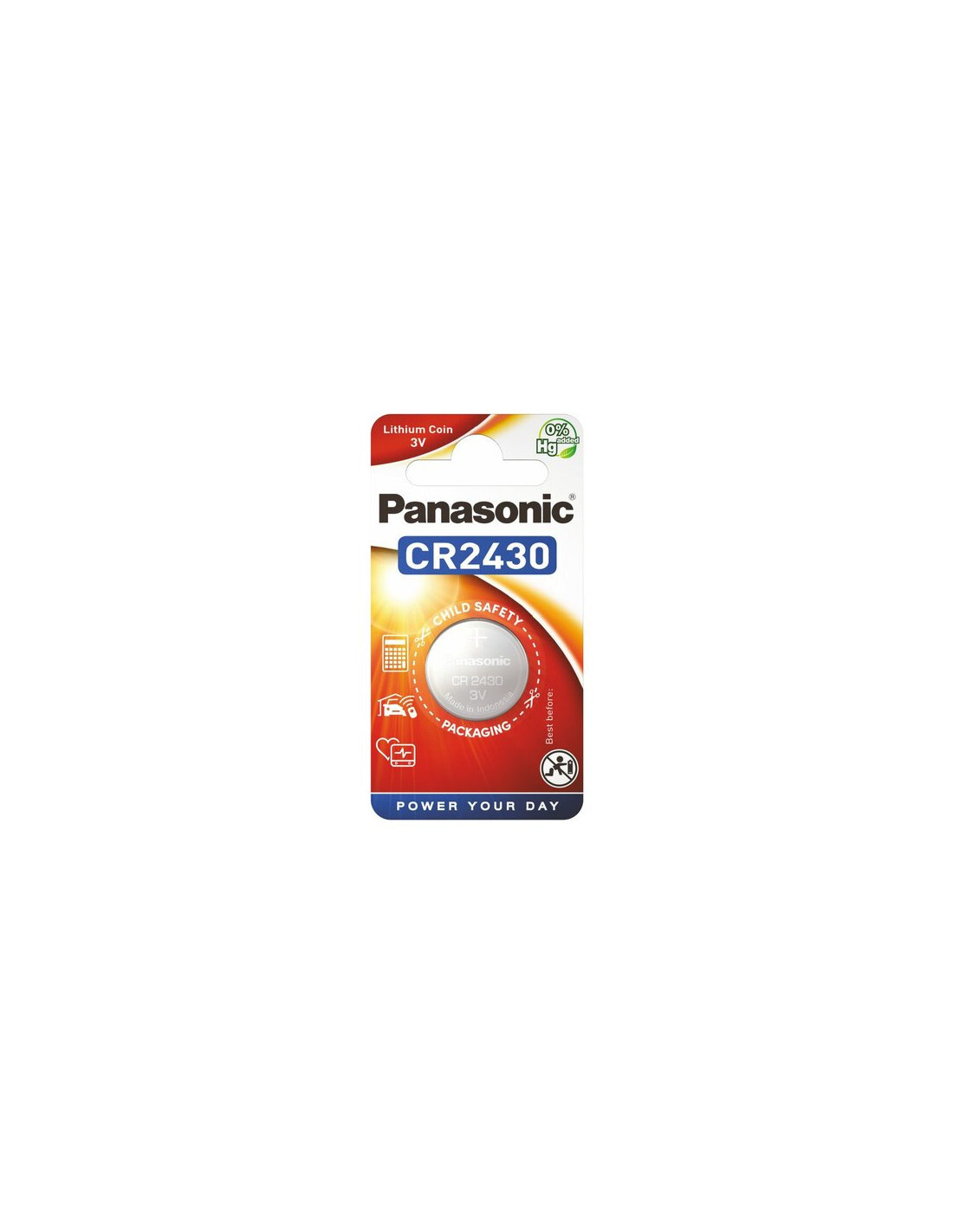 Batteria CR2430 Panasonic CR2430L
