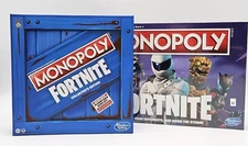 Lot Of 2 New Hasbro Fortnite Monopoly & Fortnite Collector's Edition Board Game