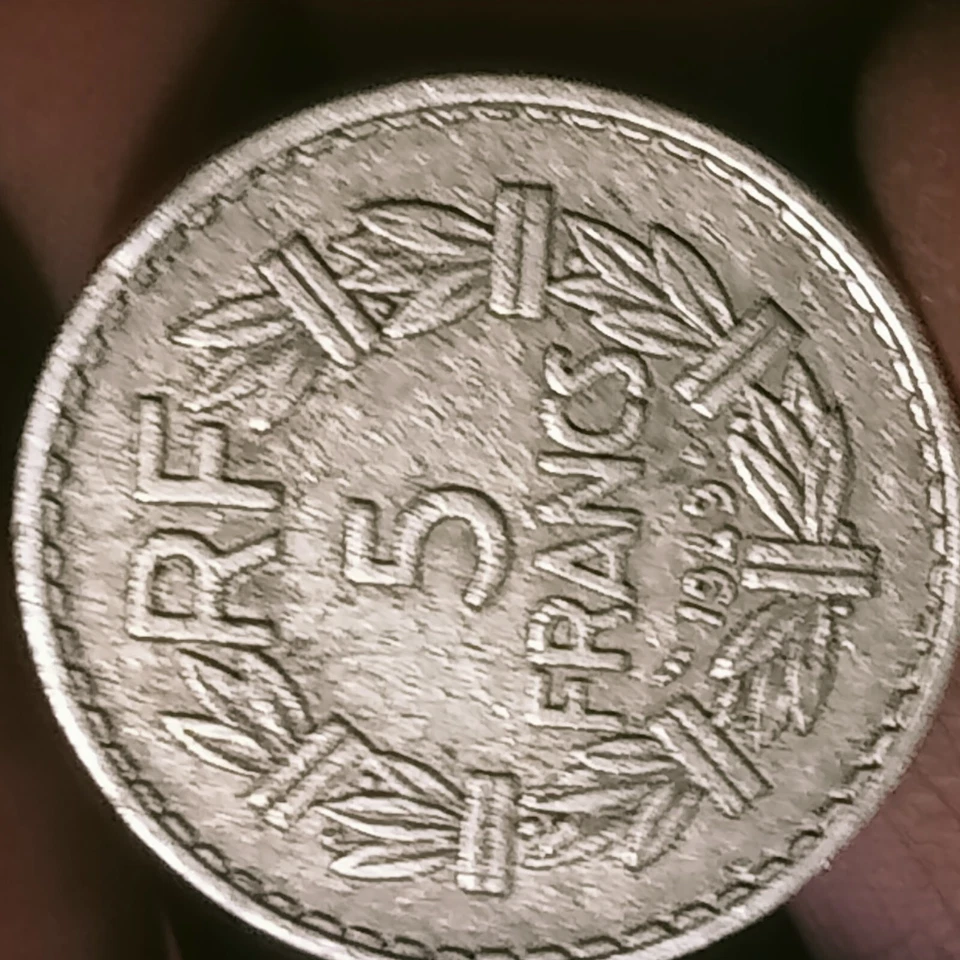 5 Francs 1949  Republique Francaise, POLISHED PLATE, SELDOM - Image 2 of 4