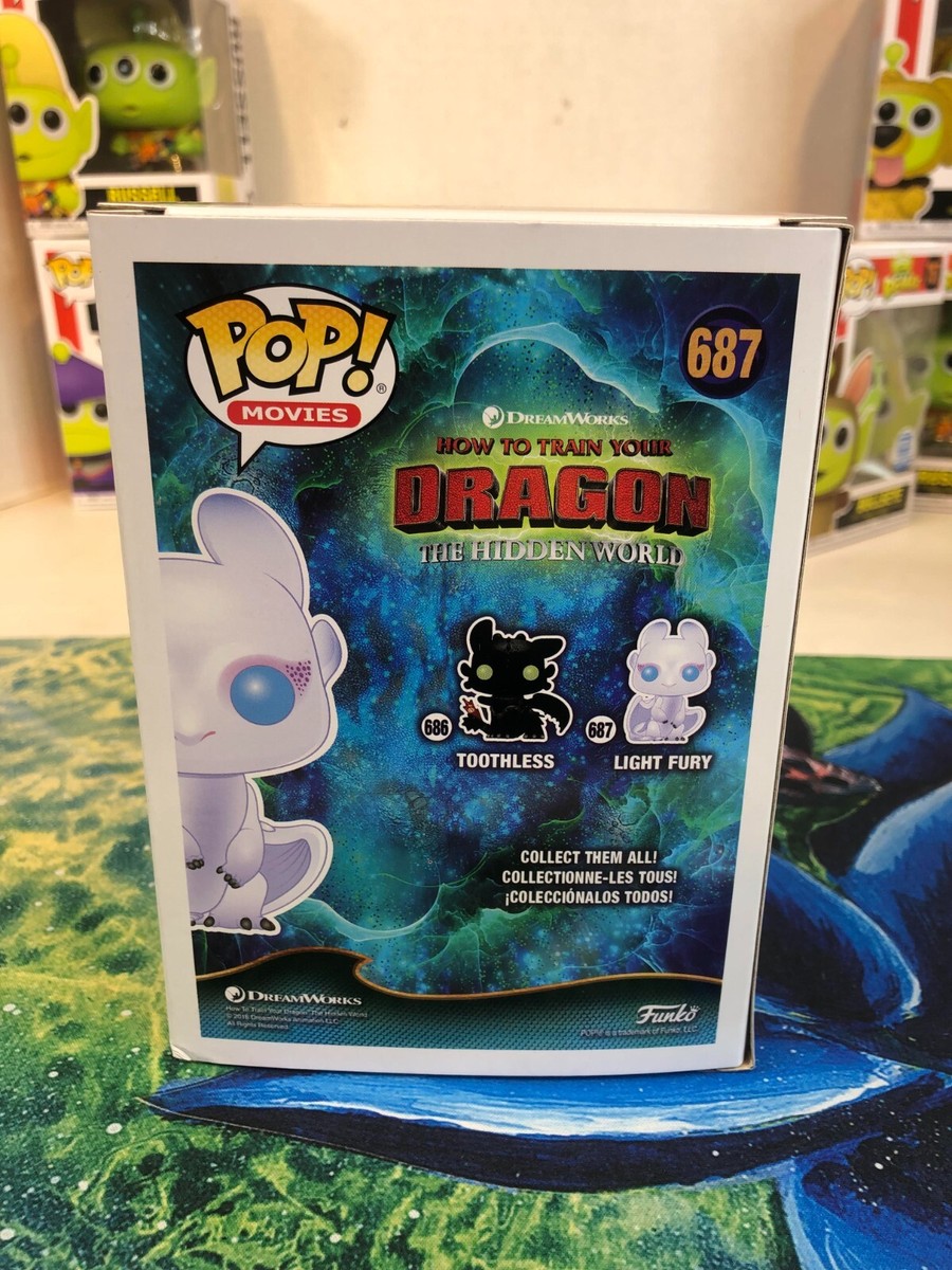 【海外限定版】Funko ヒックとドラゴンライトフューリー light fury Pop! Light Fury