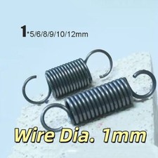Wire Dia. 1mm Spring Steel Expansion Extension Tension Springs Extending Spring