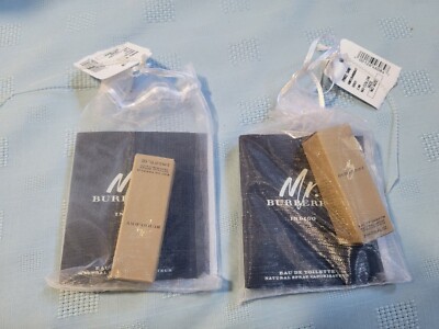 Mr. Burberry Indigo Eau de Toilette Spray Sampler 2ml x QTY4 & My Burberry Eau d