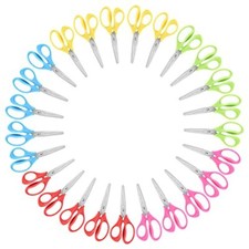 30Pack Sharp Scissors with Ergonomic Handle for Office Home School Sewing Fabric