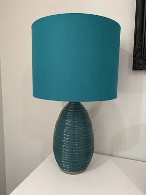 Freedom Large Turquoise Table Lamp Table Desk Lamps