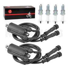 For HONDA V45 Magna 750 VF750C 1982 1983 Ignition Coils Spark plug 30510-MA6-013