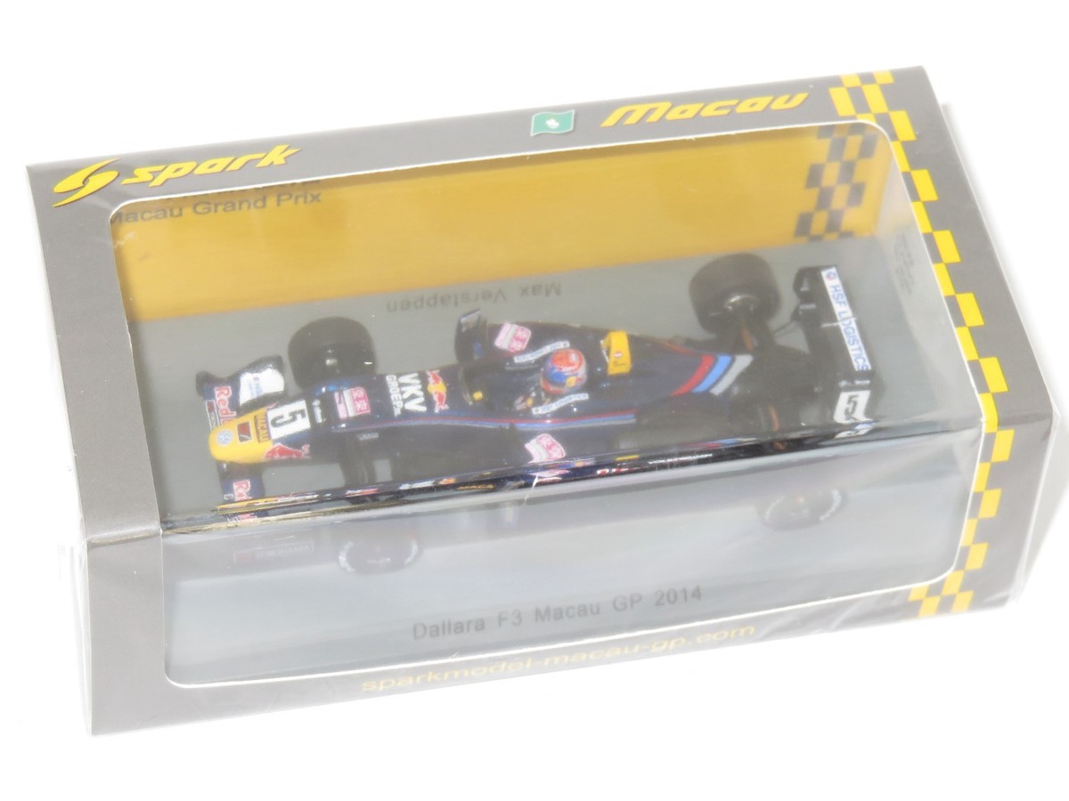 1/43 Dallara F3 Macau 2014 M.フェルスタッペン Spark DALLARA VOLKSWAGEN Macau GP F3 Race 2014 Max