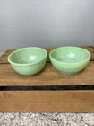JADE-ITE Fire King Anchor Hocking Oven Ware Soup Bowl Fruit Dish 5" USA Set of 2