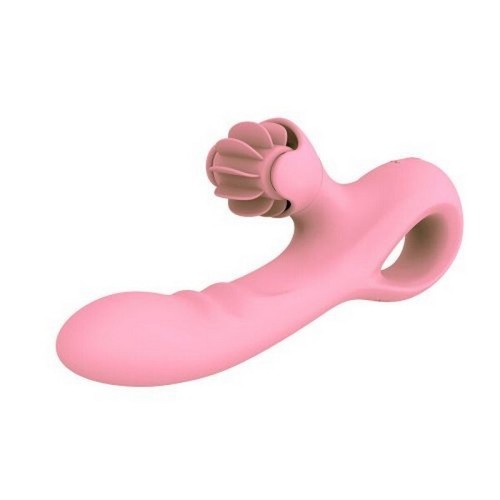 VIBRATORE DESIGN RABBIT PINK TASTE ROTANTE ROSA - Foto 3 di 6