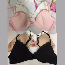 Girls fruit of the loom pretty t-shirt bra 2 pack 32B