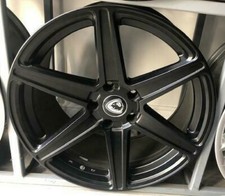 19"cades thor black bmw alloy wheels 3/5/6/7 series vw t5 m3 stag concave tyres