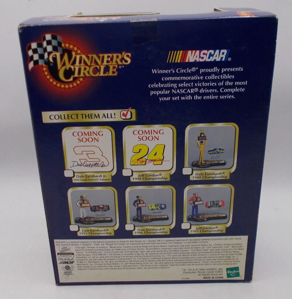 Dale Earnhardt Jr #3 AC Delco 1999 Starting Lineup Winners Circle NASCAR - Image 3 of 4