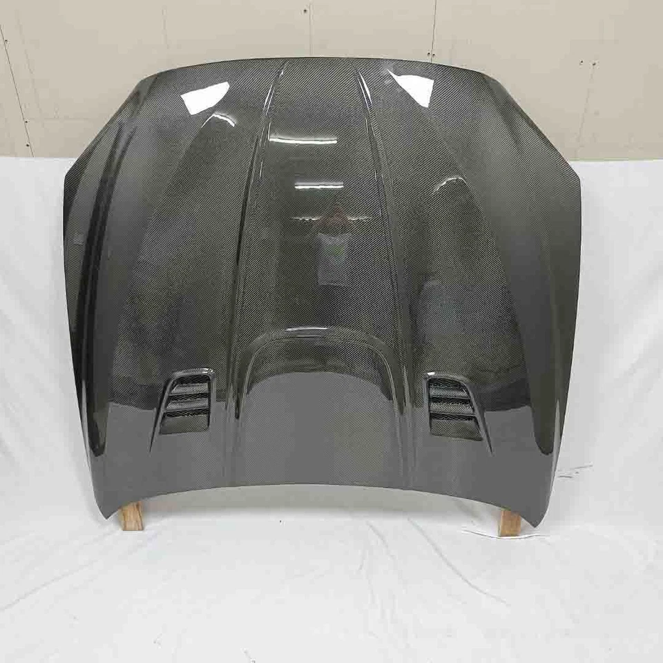 Cubierta del panel del capó del capó del motor de fibra de carbono real para BMW M6 F06 F12 F13 2012-19 Foto 4 de 4