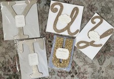 PICK New Pottery Barn Kids Cursive Glitter Letter U Y T Wall hanging Art Name