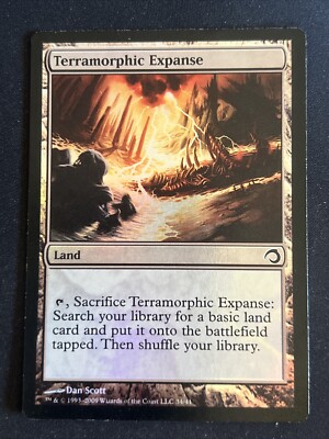 1x Foil Terramorphic Expanse (34) Premium Deck Series: Slivers MP