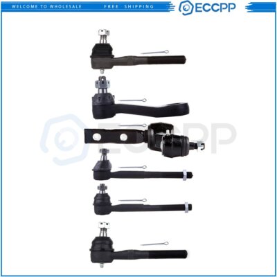 ECCPP Steering Linkage Kit For Ford F-150 1997-2003 – Idler Arm, Pitman Arm, Inner & Outer Tie Rod Ends