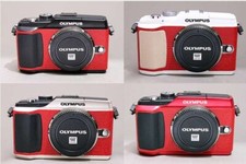 Camera Replacement Skin Leather w/VIDEO instruction  Olympus E-PL2  From Japan