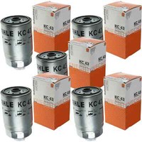 5X Mahle / Knecht Kraftstofffilter KC 43 Fuel Filter
