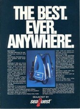 1979 SeaQuest PRINT AD Scuba Diver SeaJacket Buoyancy System Vest