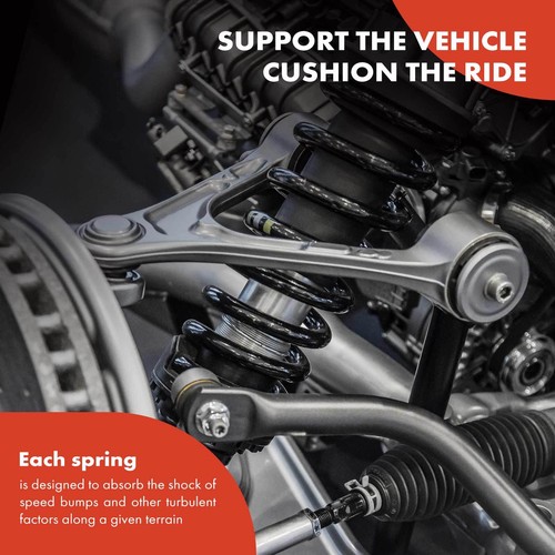 2pcs Front Left and Right Side Coil Spring for Ford E-150 Econoline E-250 E-350 - Picture 6 of 9