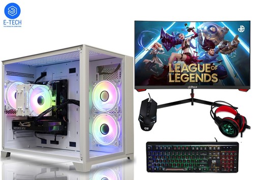 Intel i7 14700KF Gaming PC Bundle 8GB RTX 5060 / 64GB DDR4 / 2TB M.2 SSD Wins 11