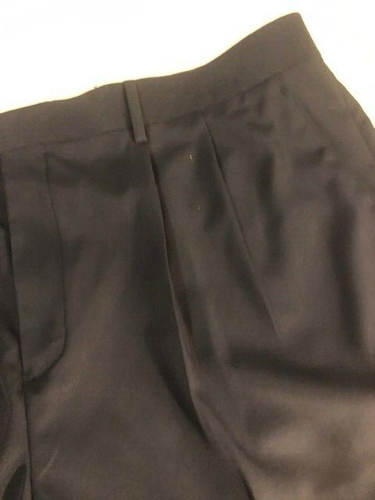 Alan Flusser Men's Black Pleated Dress Golf Shorts Size 44 - Picture 3 of 9