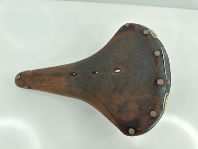 Vintage Brooks B72 Seat Saddle Leather Brown England | eBay