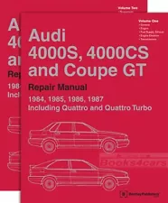 AUDI 4000 MANUAL SERVICE REPAIR SHOP COUPE QUATTRO BENTLEY TURBO 1984-1987 1986
