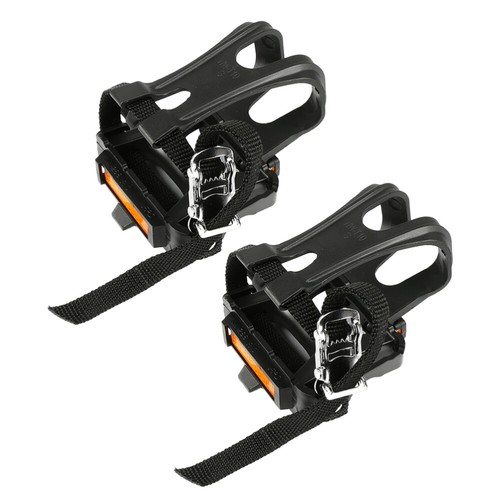 1 Pair of Bike Pedal Toe Clips Nylon Cycling Mountain Bike Pedal Toe Clips