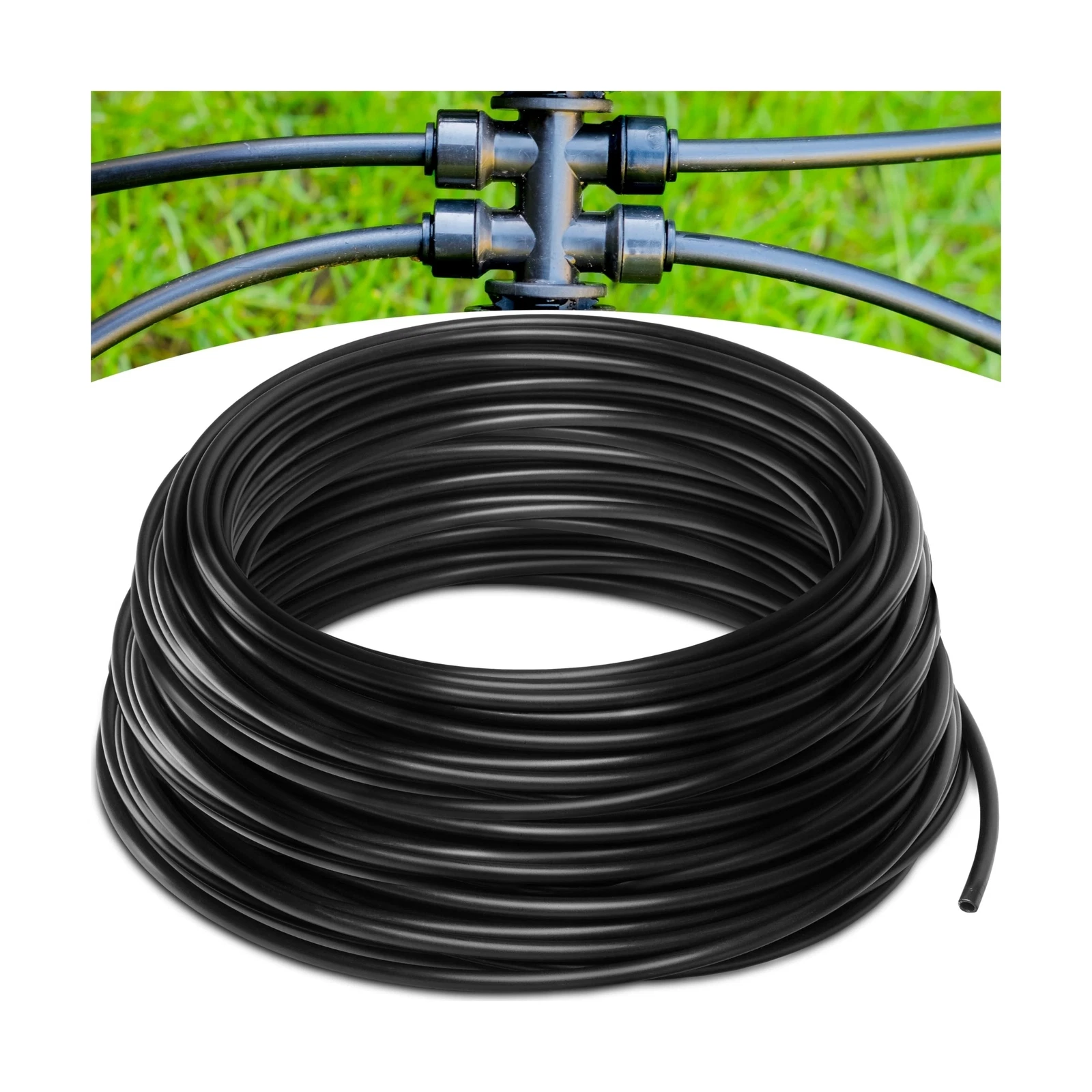 1/4 Drip Irrigation Tubing 100ft