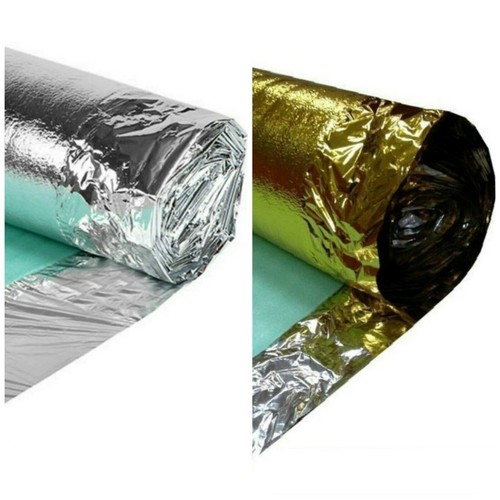 3mm Comfort Gold Silver Foil Underlay Laminate Wood Flooring7.5m 10m 15m 30m 45m - 第 1/7 張圖片