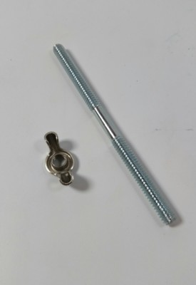 4'' by 1/4''-20 Thread Air Cleaner Carb Stud & Wing Nut for Tall Carburetor Filter