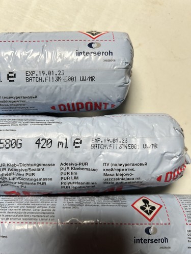 BETASEAL 1580 Colla per Parabrezza - 3 Salsicce da 420ml | Non Aperta - Scadenza 2023 - Foto 3 di 3