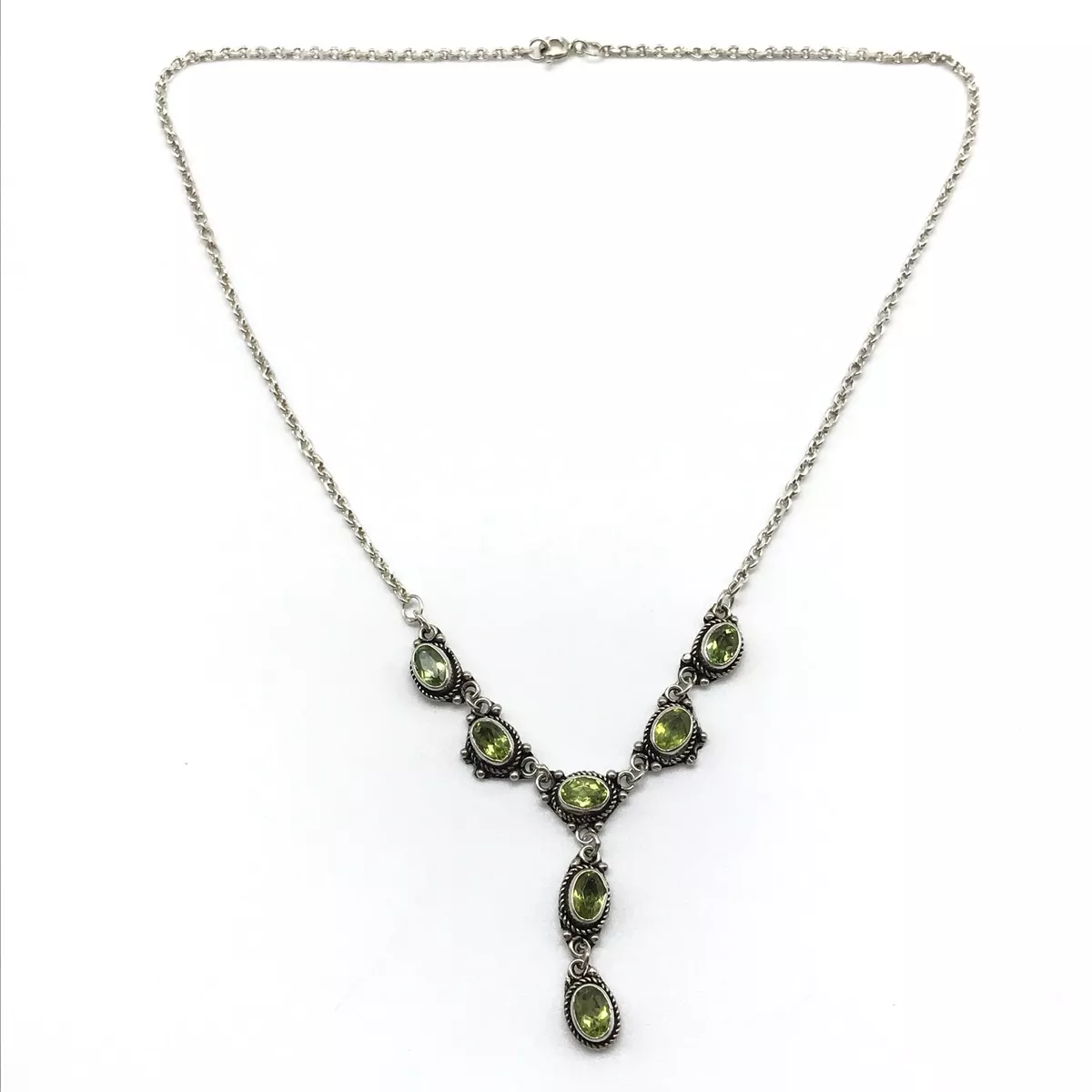 Genuine 2024 peridot necklace