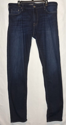 Mavi Jeans Men's Jake Slim Skinny Leg Stretch Flex Denim Blue 38x36 (Fit 38x37)