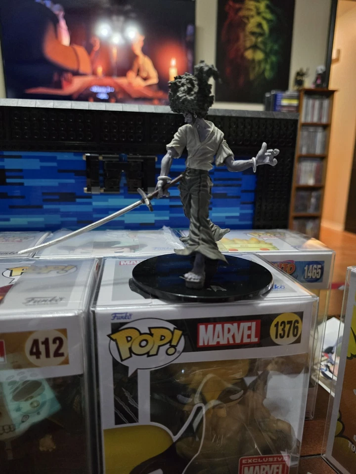 Figura de acción Afro Samurai edición limitada de Gonzo And Surge copia promocional usada Foto 3 de 4