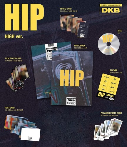[1P] DKB - the 7th Mini Album [HIP] Photo Card CD K-pop Disc Boy Band ...