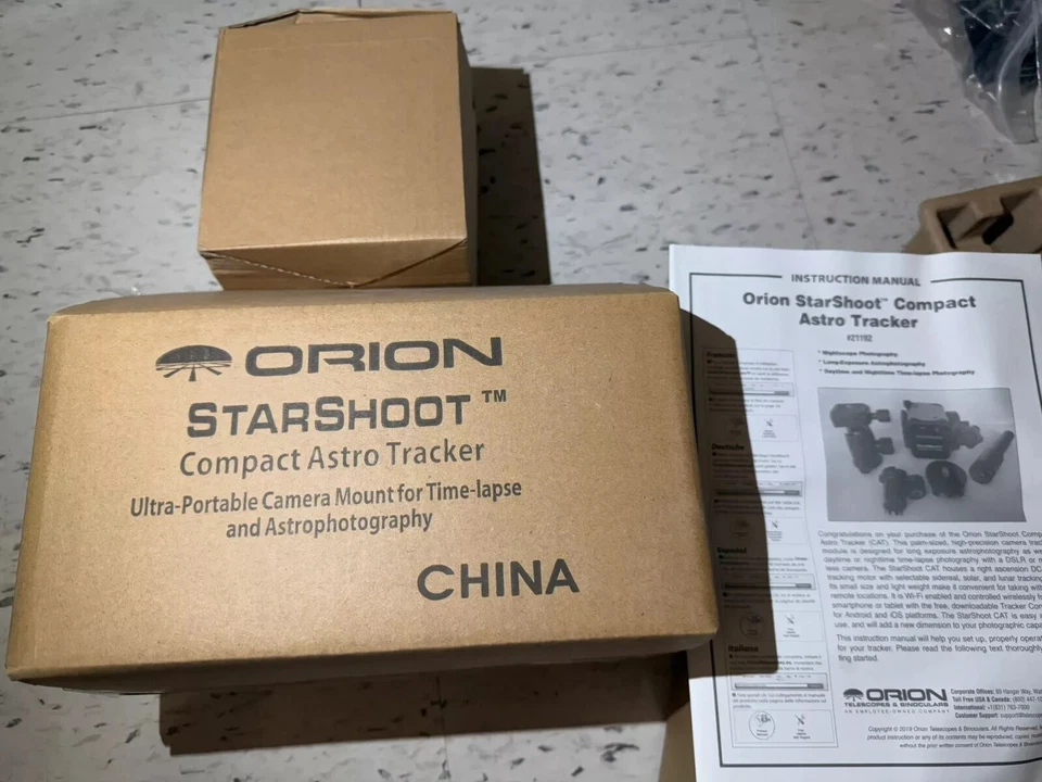 Orion Compact Starshoot Astro Tracker con WiF/alcance polar ¡NUEVO! Foto 3 de 3