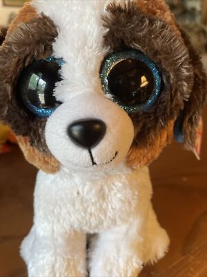 Ty Beanie Boos Duke 28 Cm - Peluche Originale Con Grandi Occhi Glitterati, Morbido E Collezionabile Per Bambini E Teenager - 4