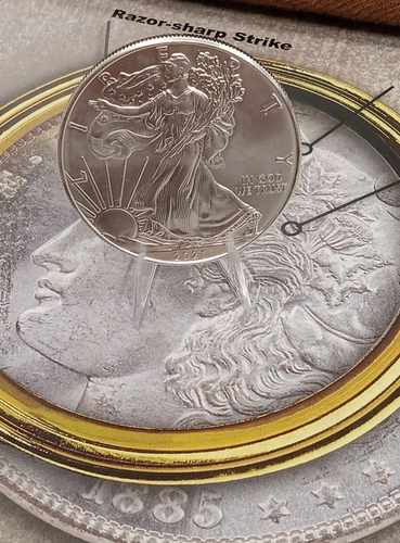 2021 American Eagle One Dollar 1 Oz. Feinsilbermünze TP-5458